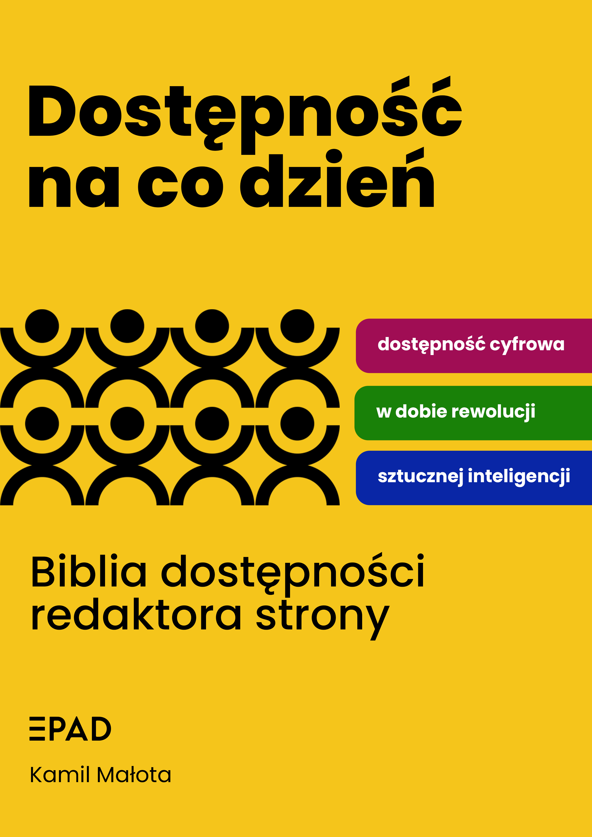 Okładka e-booka Dostępność na co dzień wyświetlona na tablecie